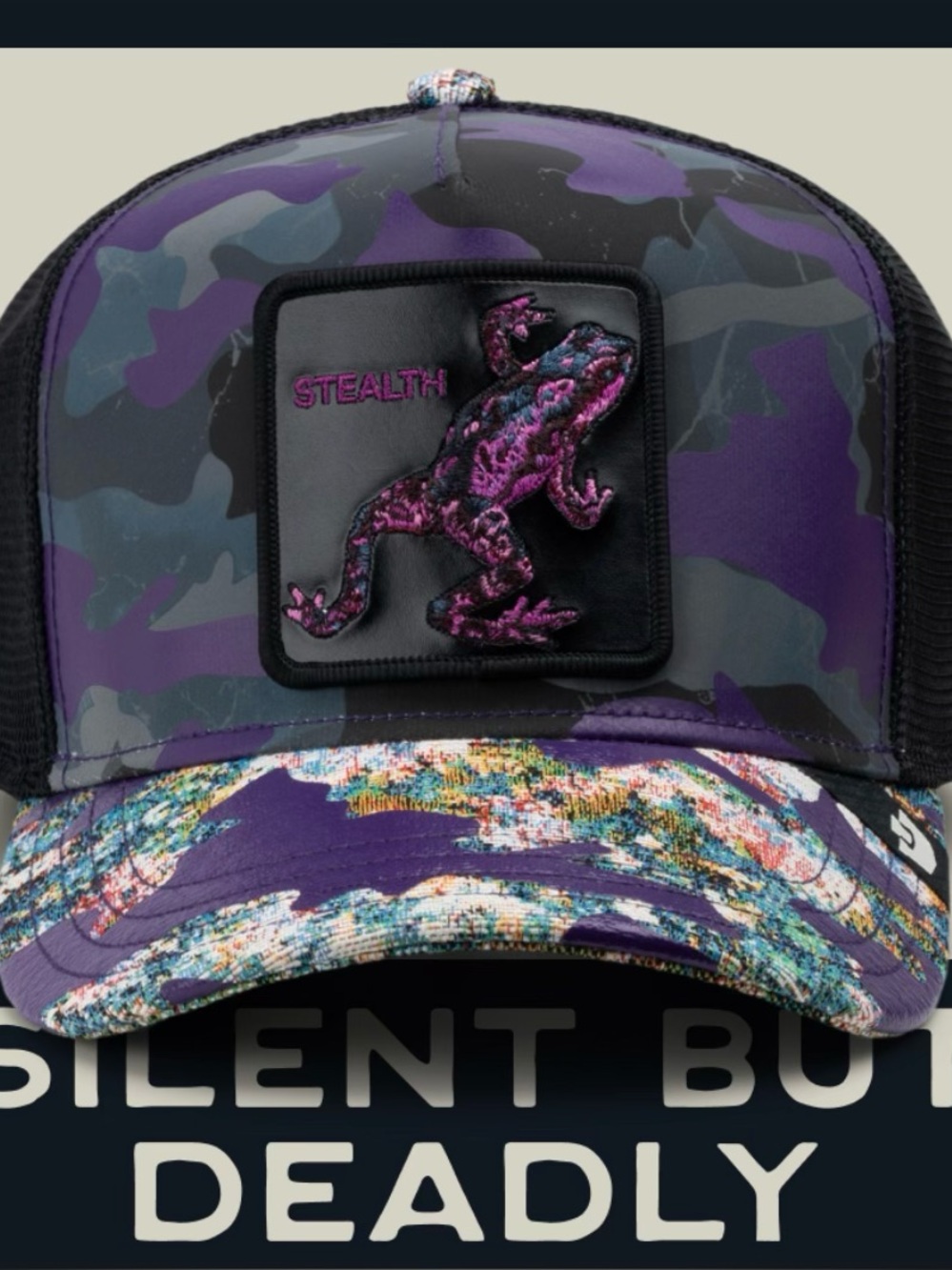 Goorin Bros. Warfare Art Thou "SILENT BUT DEADLY"Trucker Hat. LETHAL NWT